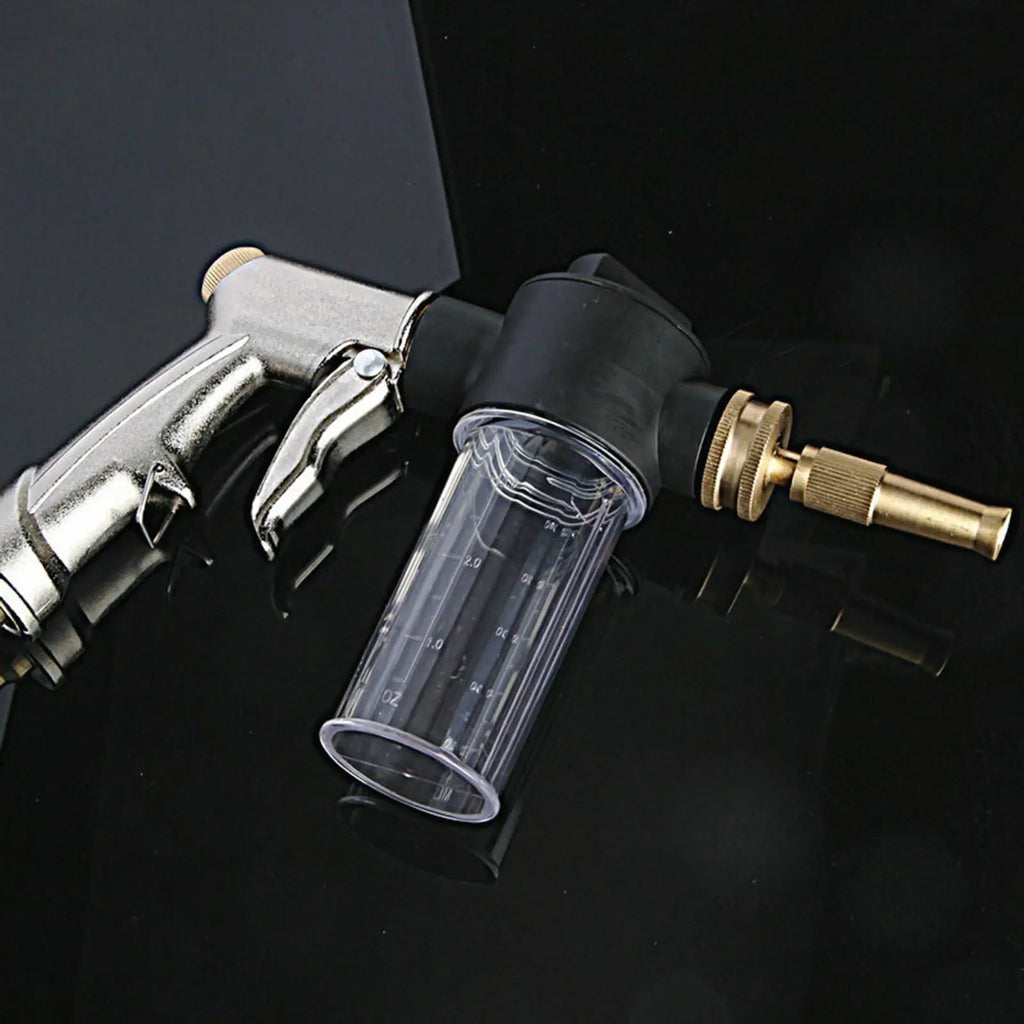 High Pressure Foam Car Wash Gun Power Washer Household Foam Gun Adjustable Spray Nozzle Sprinkle - Automotive LED Light
