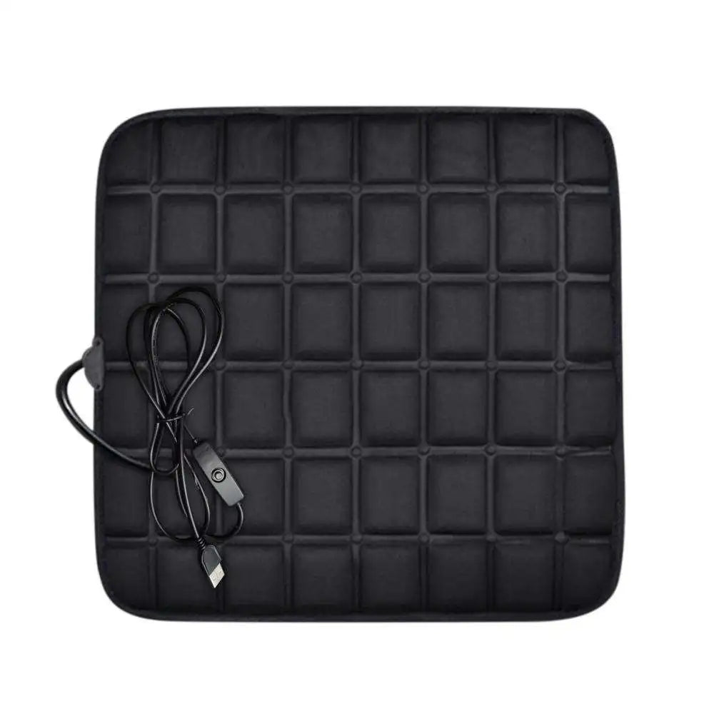 Electric Heating Pads 12V Car Seat Heated Cover Universal Front Seat Cushion Adjustable Temperat - Automotive LED Light