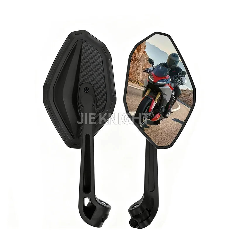 8mm10mm Universal Rearview Mirrors Motorcycle For Kawasaki Z900 Z1000 Z750 Z650  for Z1000 Z750 Z900 - Automotive LED Li