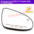 Stplrgecp Passenger Side Right Door Side Heated Wing Mirror Glass Lens for Toyot for Toyota Camry XV50 XX40 - Automotive