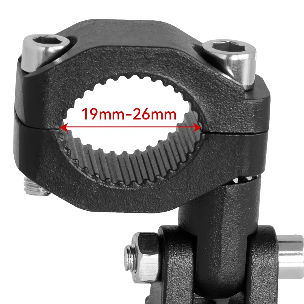 Motorcycle LED Headlight Spotlight Mount Bracket Adjustable Fog Light Auxiliary Lamp Bumper Hold - LED Motorcycle Light