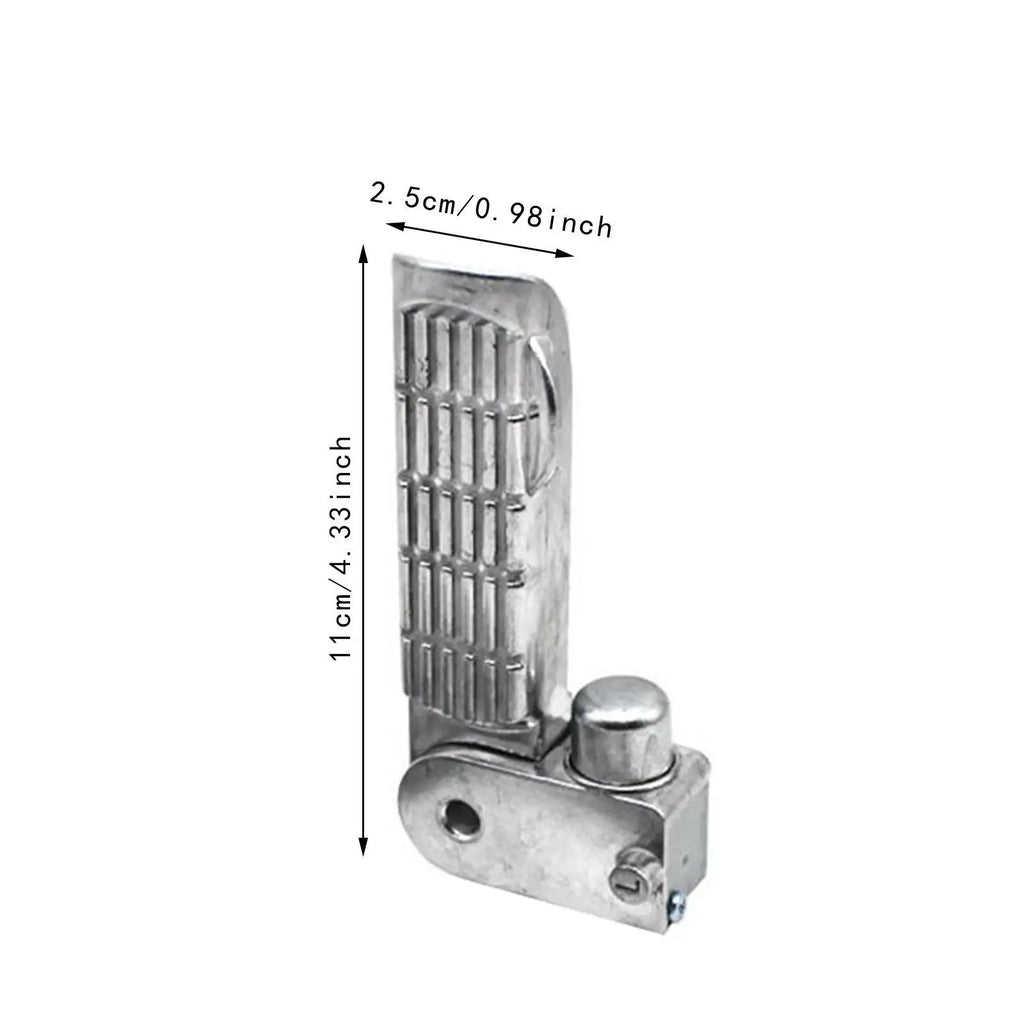 Adjustable Motorbike Foot Pedal Pair Durable Aluminum Alloy Replacement Pegs Universal Fit for M - Automotive LED Light