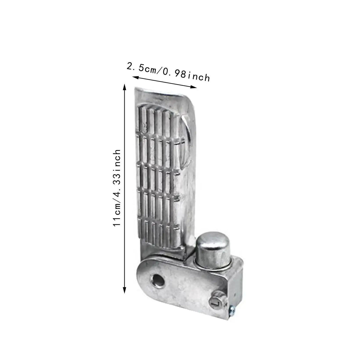 Adjustable Motorbike Foot Pedal Pair Durable Aluminum Alloy Replacement Pegs Universal Fit for M - Automotive LED Light