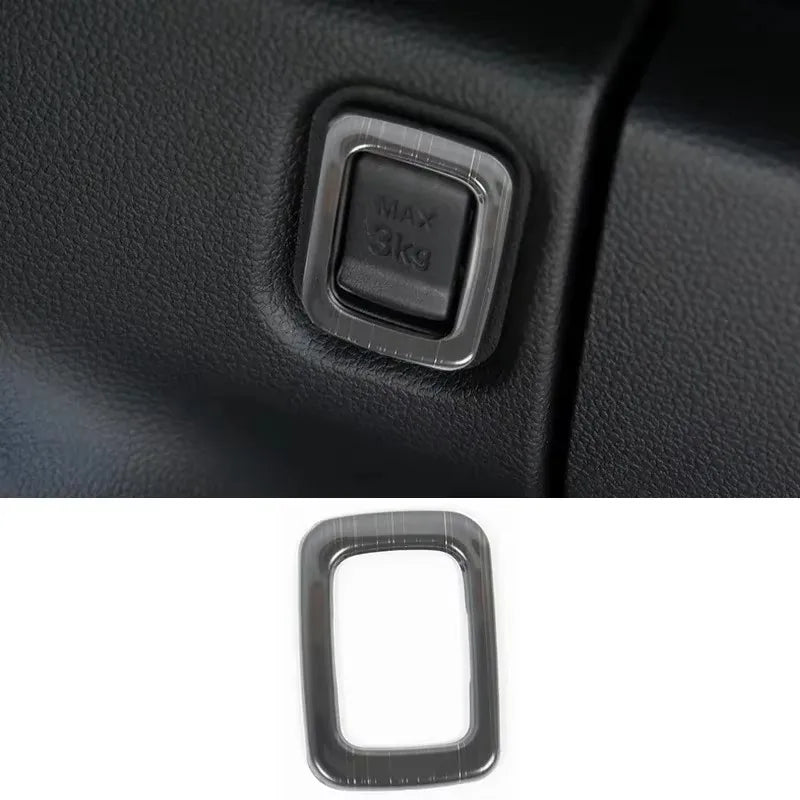 For Haval H6 3rd Gen GT 2021 2022 2023 2024 HEV PHEV Car Gloves Storage Co-pilot Stainless Steel - Automotive LED Light
