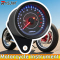 AD Motorcycle Tachometer 13000 RPM Moto Parts Modified Odometer Motobike Accessory Machinery Tac - LED Motorcycle Light