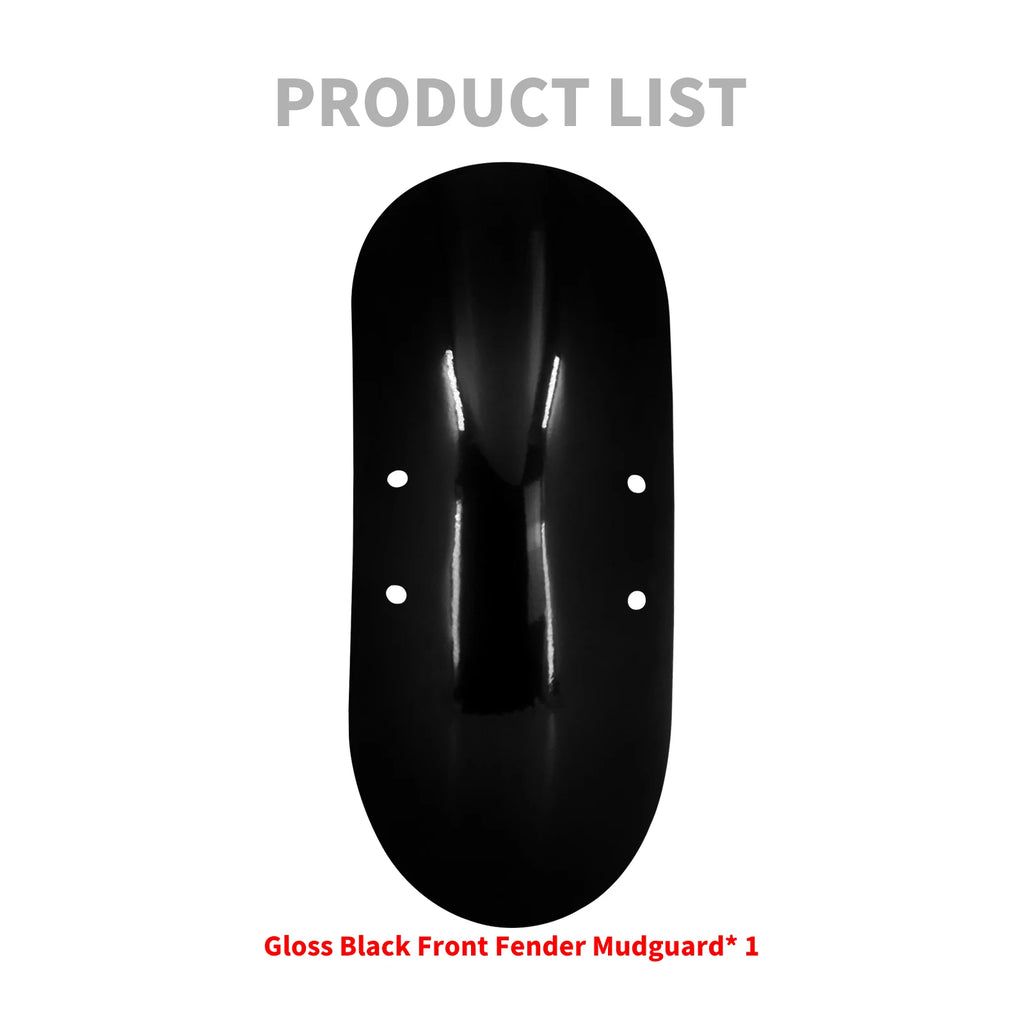 Motorcycle Metal Short Front Fender Black Custom Mudguard Cover Steel For Harley Sportster Forty - Automotive LED Light