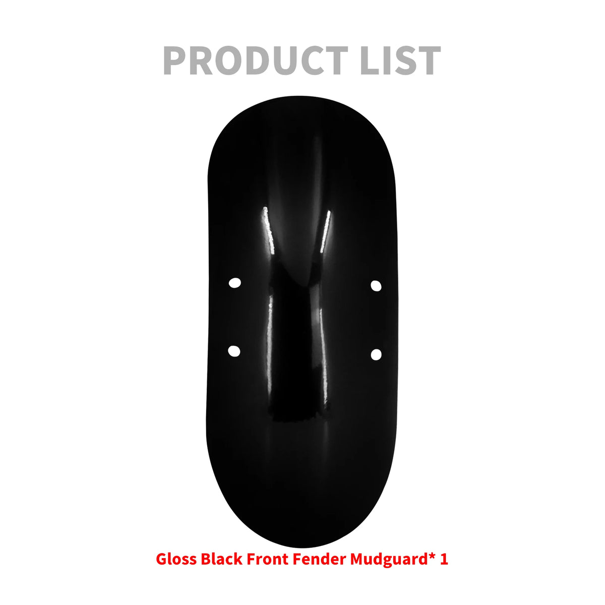 Motorcycle Metal Short Front Fender Black Custom Mudguard Cover Steel For Harley Sportster Forty - Automotive LED Light