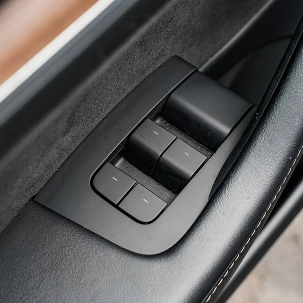For Tesla Model 3 2020-2024 Model Y 2021-2024 Master Power Window Switch MatteBl for Tesla Model 3 Model Y 2020-2024 - A