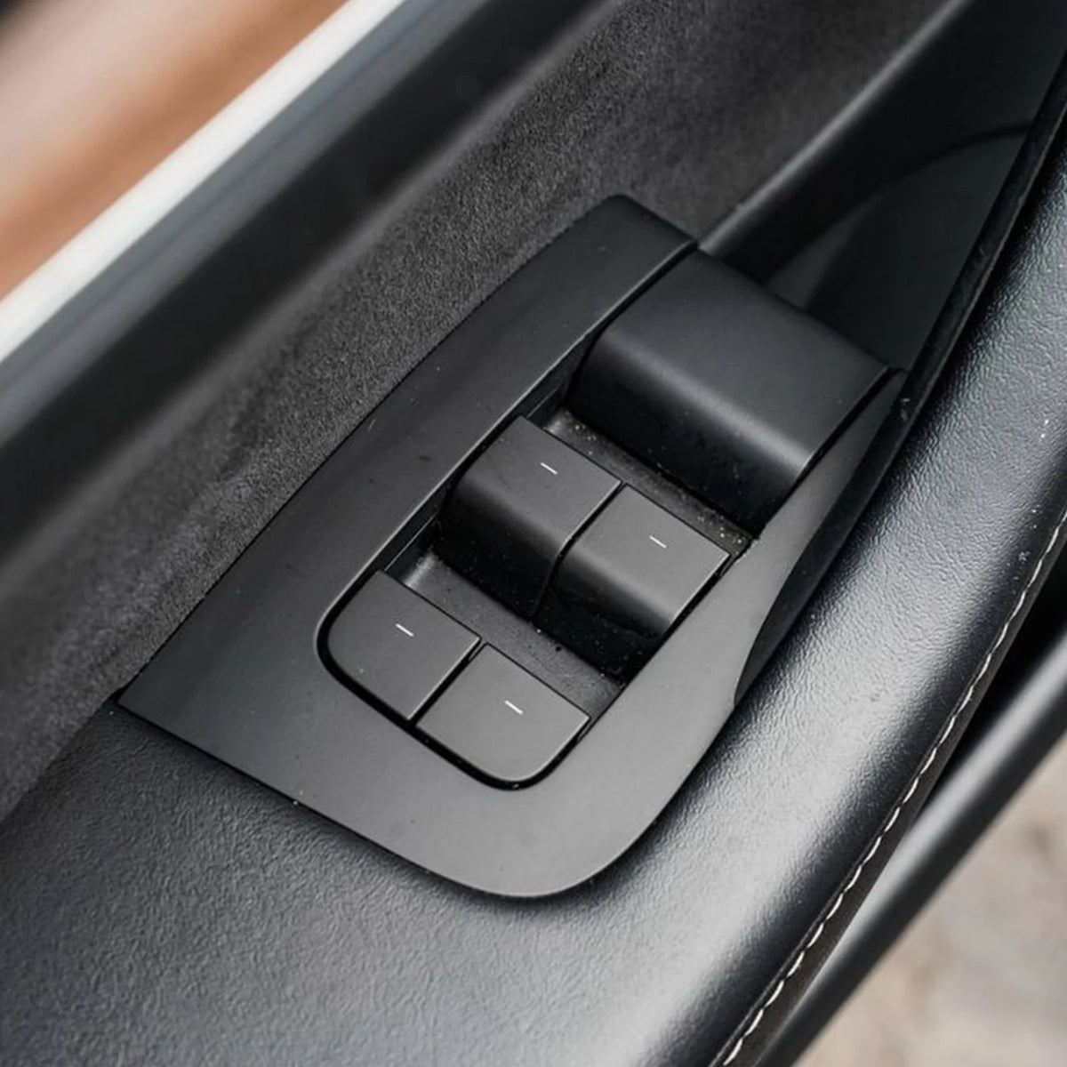 For Tesla Model 3 2020-2024 Model Y 2021-2024 Master Power Window Switch MatteBl for Tesla Model 3 Model Y 2020-2024 - A