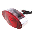Motorcycle Rear Brake Light LED License Plate Lamp Universal Waterproof Tail Light for Bicycle A - LED Motorcycle Light