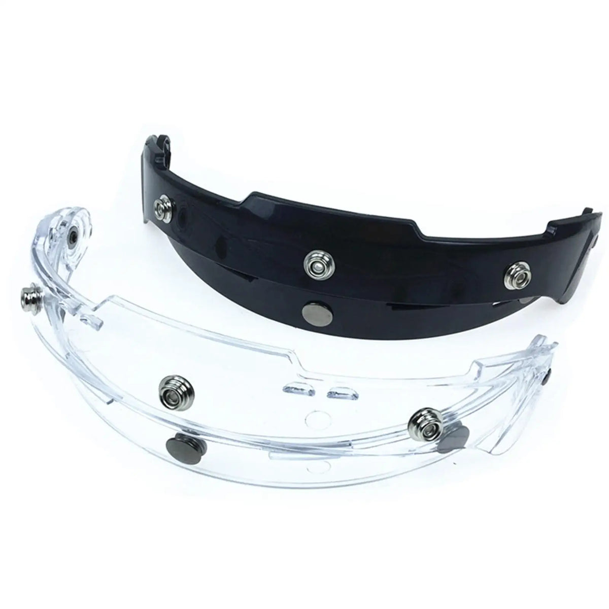 Protective Gear Helmet Flip Up Base Adapter Plastic for Motorcycle Face Shield 3 Snap 3 - Automotive LED Light