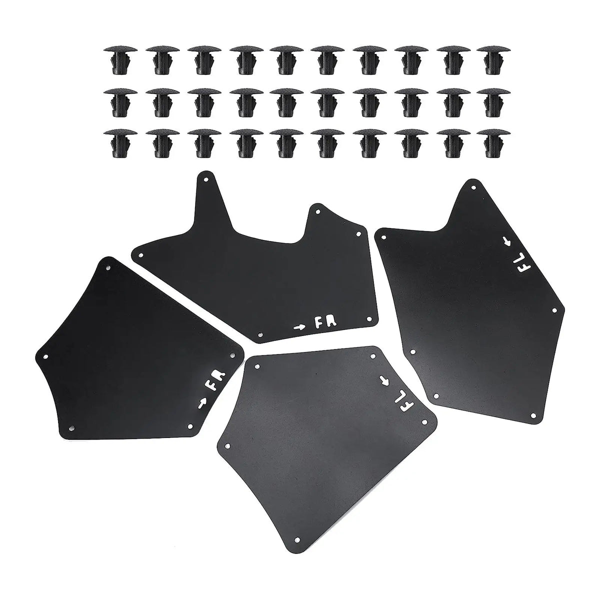 4x Mud Flaps Fender Liner Replacement Mudflaps for Toyota for tundra 2008-2021 P for Toyota 2008-2021 - Automotive LED L