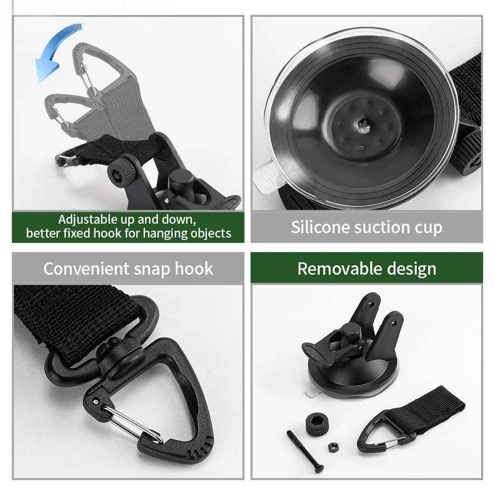 2/4pcs Car Tent Suction Cup Buckle Side Awning Anchors Outdoor Camping RV Van Accessory Secure H - Automotive LED Light