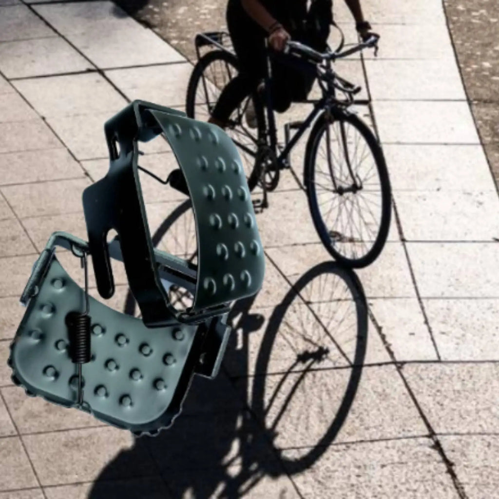 Folding Iron Bicycle Foot Pedal Rear Axle Anti Slip Bike Peg Comfortable Footrest for City Ridin - Automotive LED Light