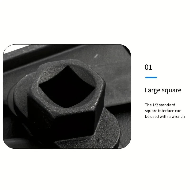 60mm Adjustable Steel Spanner For Car Oil Filter Wrench Fuel Filter Cast Removal Repair Tool Tru - Automotive LED Light