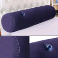 Orthopedic Inflatable Cylinder Pillow - Car Neck Support Seat Cushion for Travel Office And Home - Automotive LED Light