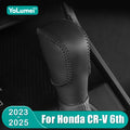 For Honda CRV 2023 2024 2025 CR-V 6th Gen Hybrid PU Leather Hand Sewn Car Gear Shift Knob Gear H - Automotive LED Light