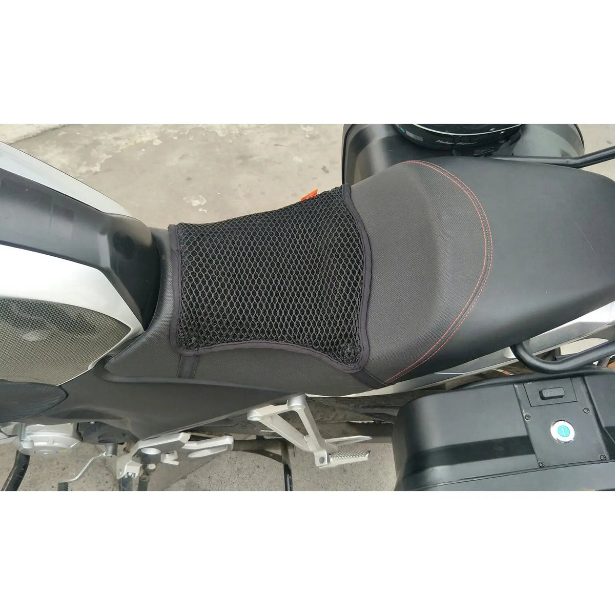 Cool Sunproof Motorcycle Seat Cushion Cover Reduces Pressure and Fatigue Makes Long Rides More C - Automotive LED Light