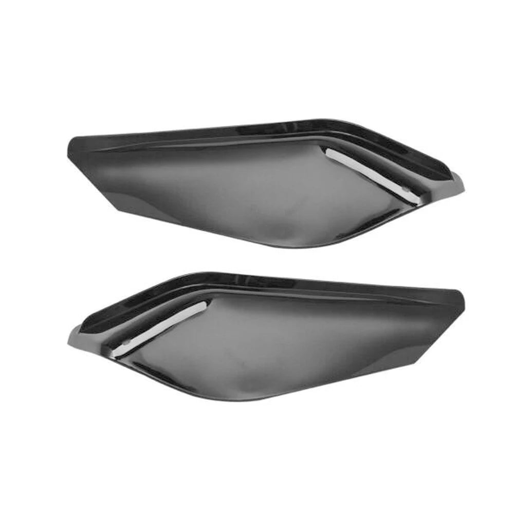 Gloss Black Mid‑Frame Air Deflector Heat Shield Trim For Harley Touring Electra Street Glide CVO - Automotive LED Light
