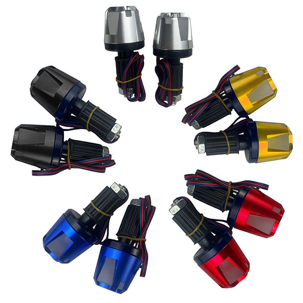 Motorcycle Modification Accessories with Lights, Handle Heads, Scooters, Handlebars, Ball Plugs, - Automotive LED Light