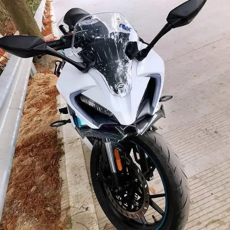 Motorcycle Winglet Aerodynamic Wing Kit Spoiler Motor Accessories For KawasakiNinja 300 Ninja250 - Automotive LED Light