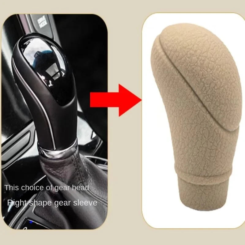 Universal Non-Slip Silicone Gear Shift Knob Cover Car Manual Transmission Protective Sleeve Auto - Automotive LED Light