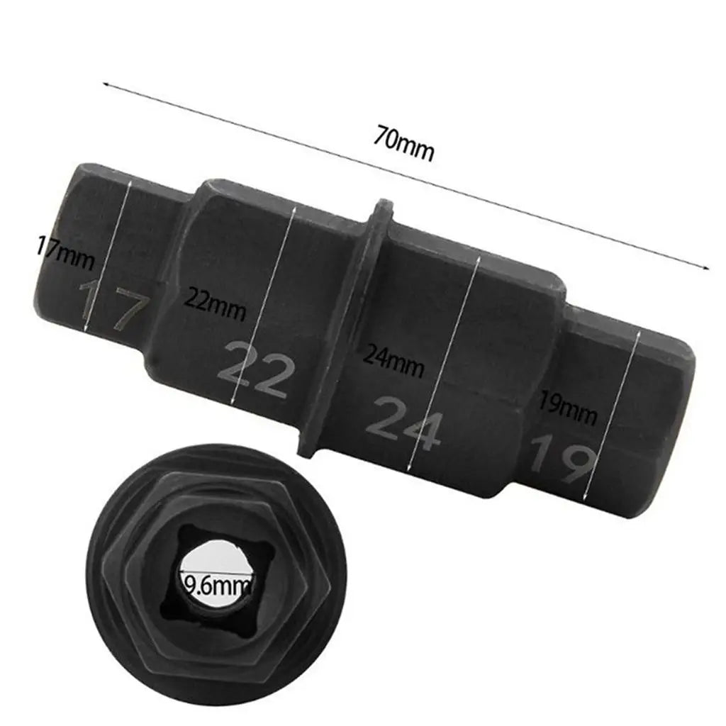 Motorcycles Hex Axle Tool 17/19/22/24mm Durable Construction Versatile - Automotive LED Light