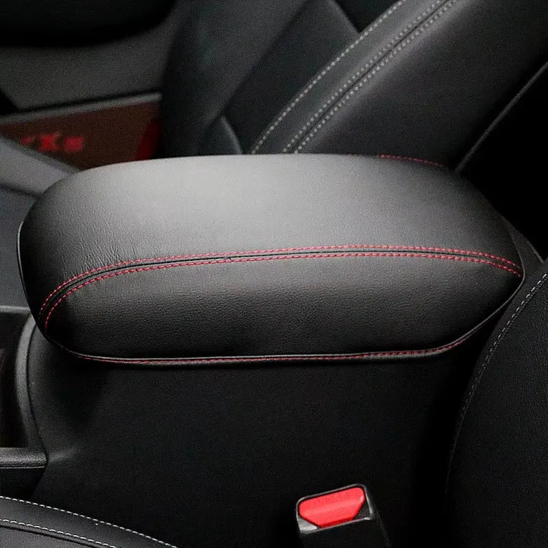 For Kia Sportage 4 QL 2016 2017 2018 2019 2020 2021 PU Leather Car Armrests Storage Box Protect  - Automotive LED Light