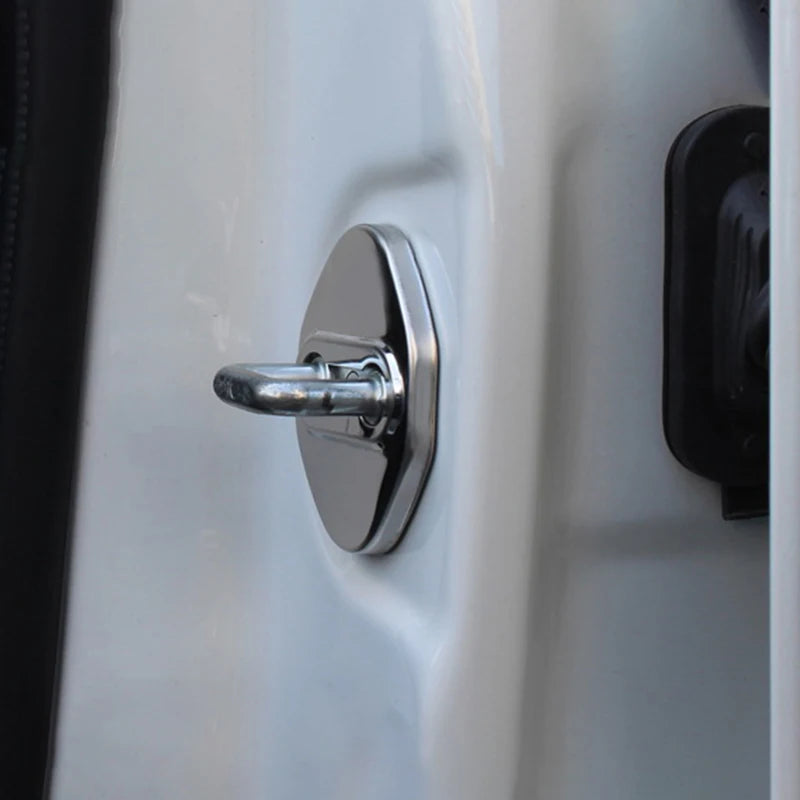 4PCS Car Door Lock Protect Cover Anti Rust For Mazda CX5 CX30 CX50 CX60 BT50 201 for Mazda CX60 BT50 CX30 - Automotive L