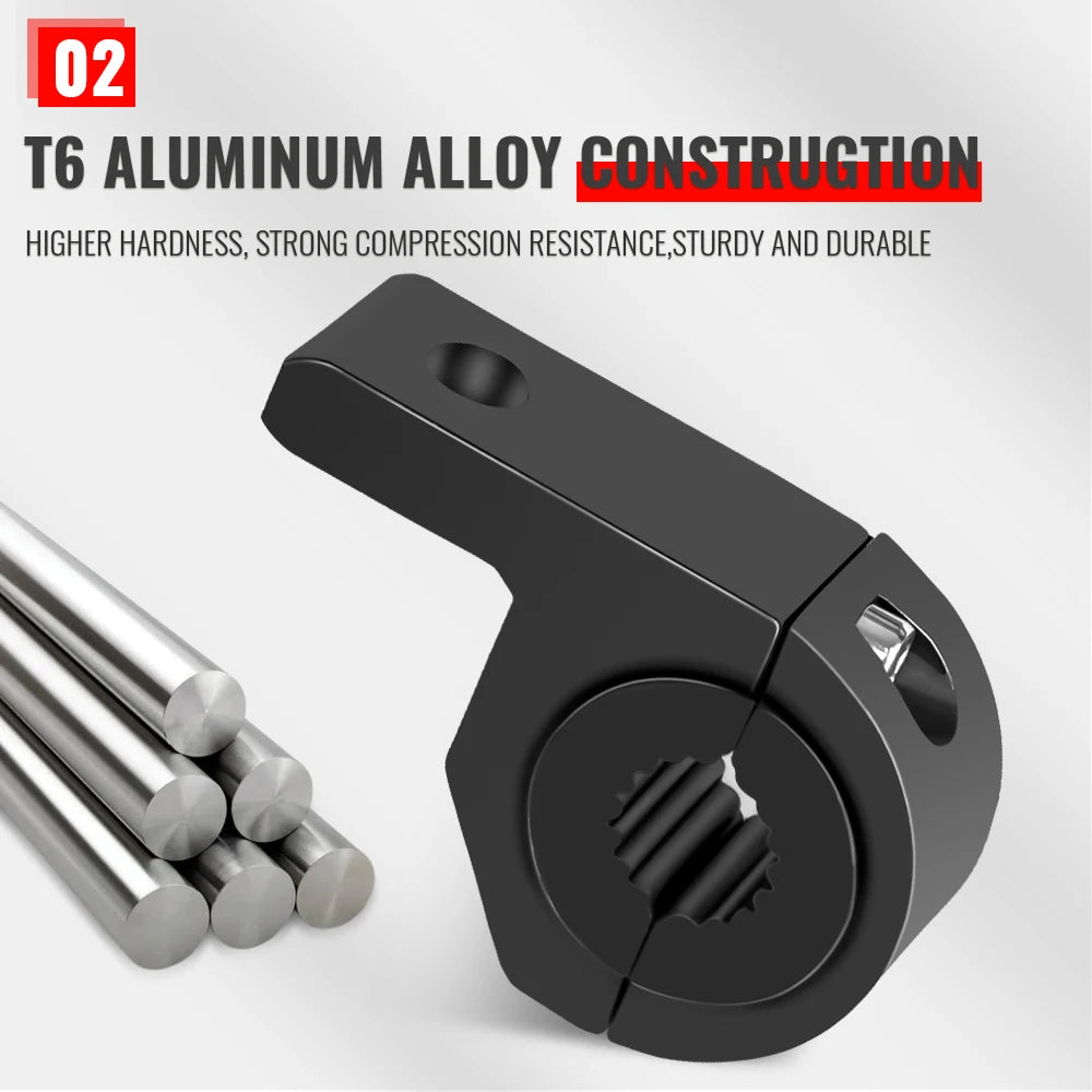 Bull Bar Mount Bracket Fog Driving Light Spotlight Universal Clamp Bracket Work Light Holder for - LED Motorcycle Light