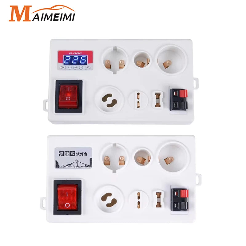 LED Lamp Bulb Light Voltage Power Quick Fast Tester Holder for E27 B22 E14 Lamp  for B22 E14 E27 - Automotive LED Light