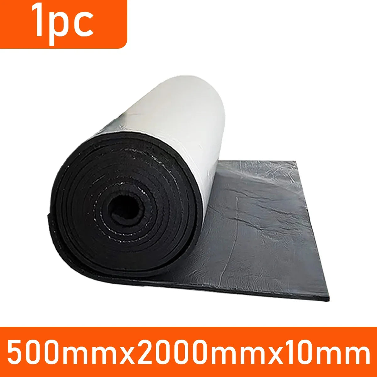 1PC Car Sound Insulation Cotton Engine Hood Heat Insulation Self-Adhesive Pad With Four Specific - Automotive LED Light