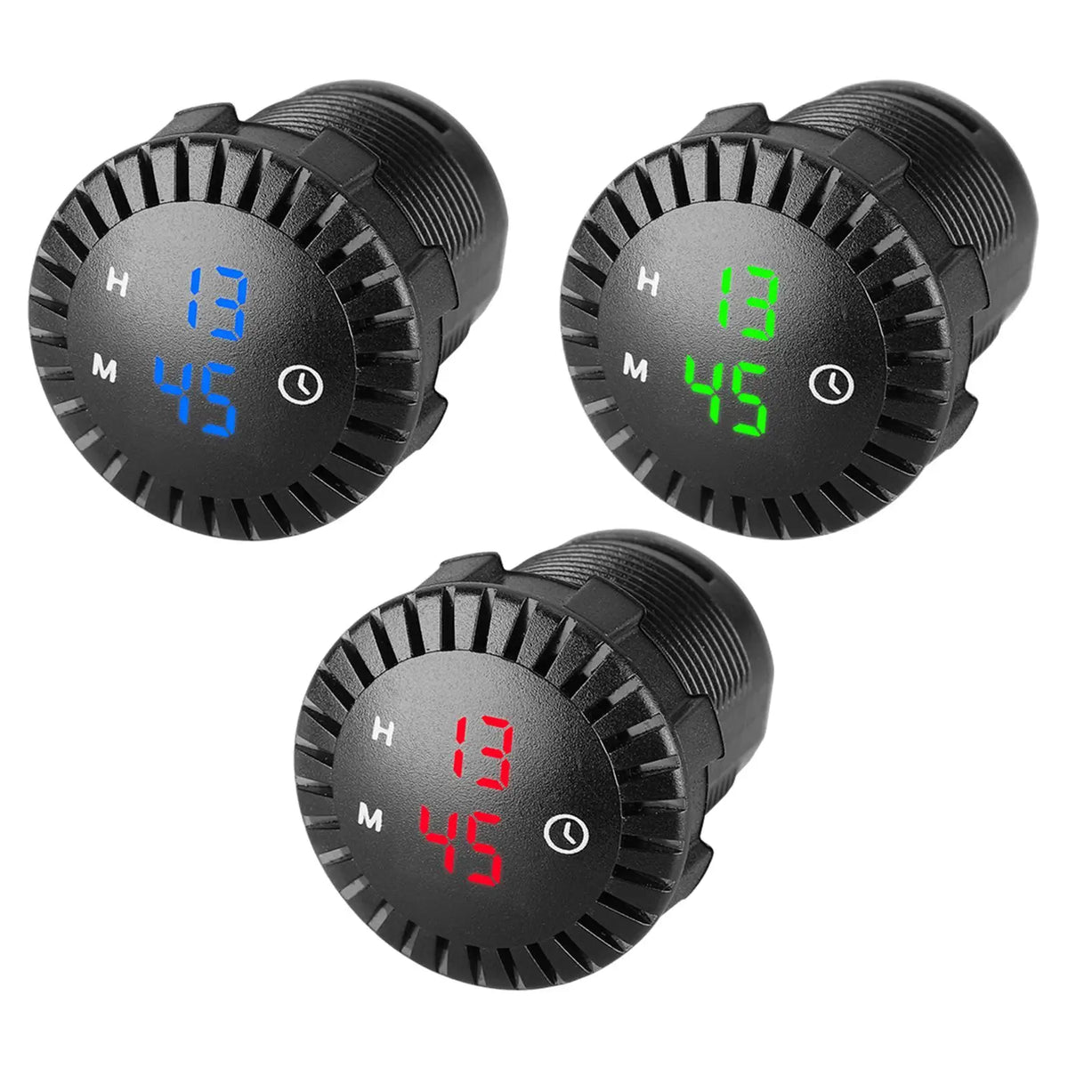 12V/24V Touch Digital Clock 24 Hours High for Car - Automotive LED Light