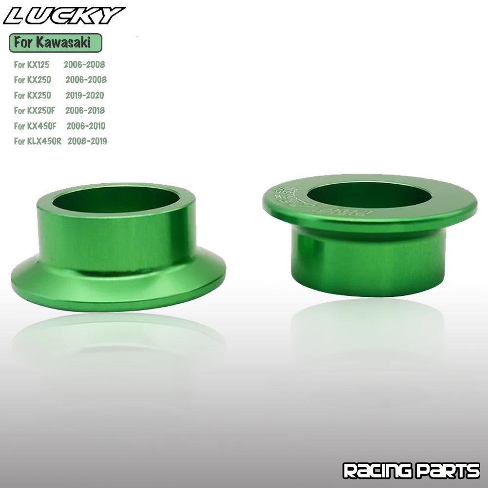 Motocycle Front Rear Wheel Hub Spacer Kit For Kawasaki KX125 KX250 KX250F KX450F KLX450R KX 125  - Automotive LED Light