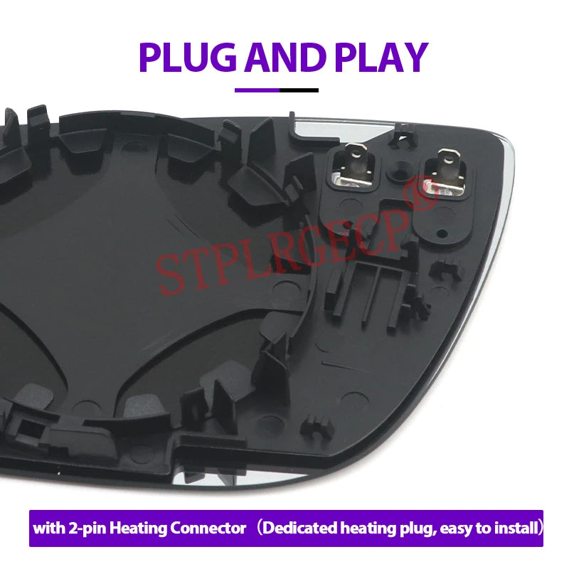 Passenger Driver Side Left Right Door Side Heated Wing Mirror Glass Lens for Aud for Audi A4 A3 C5 - Automotive LED Ligh