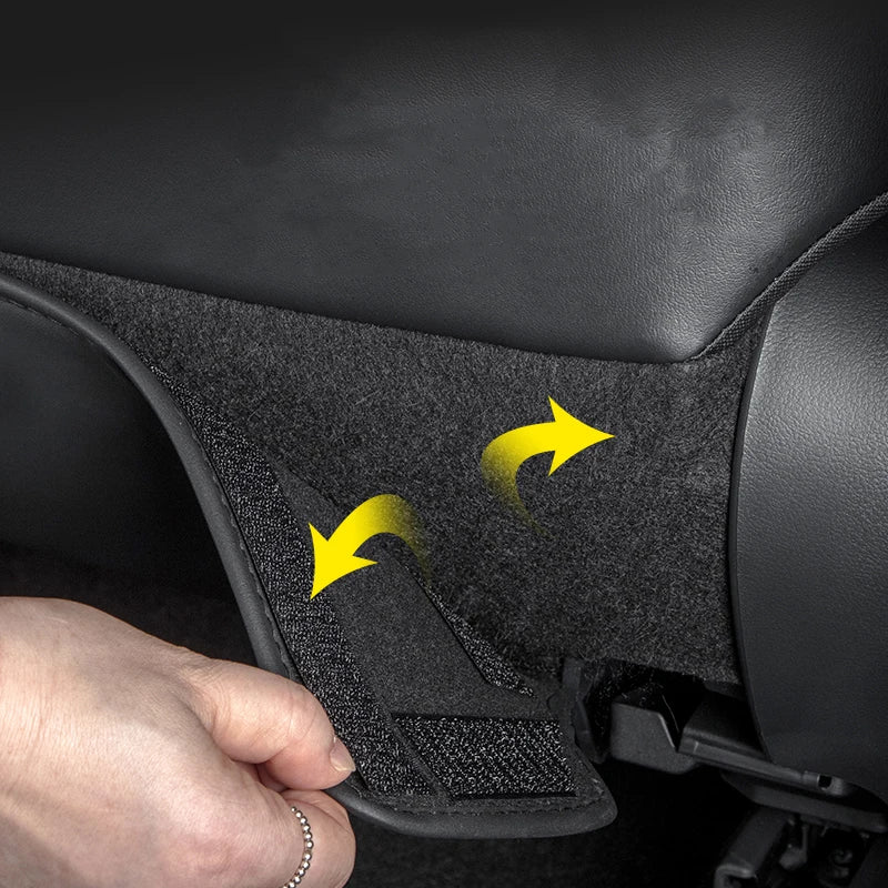 For Toyota Camry XV70 2018 2019 2020 2021 2022 2023 Leather Car Seat Back Anti Kick Cover Access - Automotive LED Light