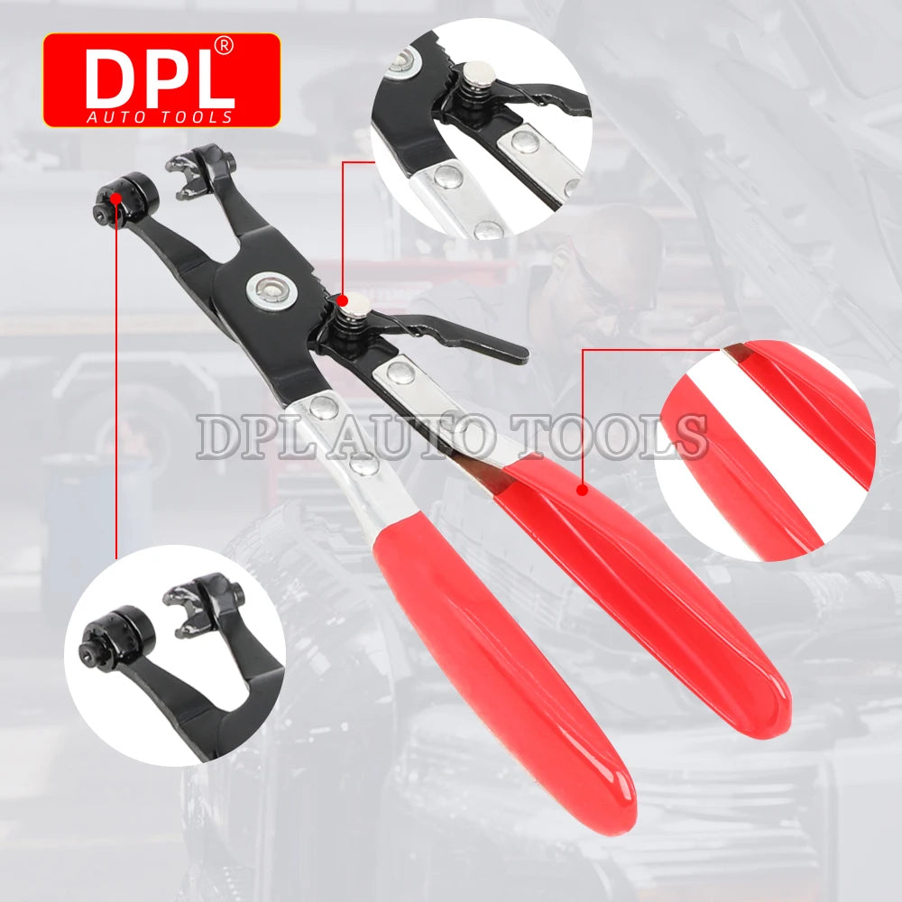 Auto Pliers Removal Tools for Water Pipe Hose Flat Band Ring Tube Clamps Repair Kit Motorcycle T - Automotive LED Light