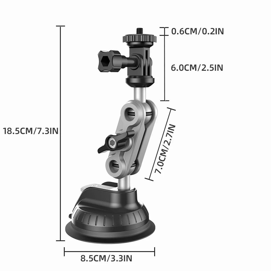 for Insta360 X4 X3 X2, Dashboard Quick-release Holder for Pocket 3 GoPro 12 11 1 for X2 X3 X4 - Automotive LED Light