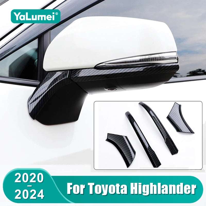 For Toyota Highlander XU70 Kluger 2020 2021 2022 2023 2024 Car Rearview Mirror T for Toyota XU70 - Automotive LED Light