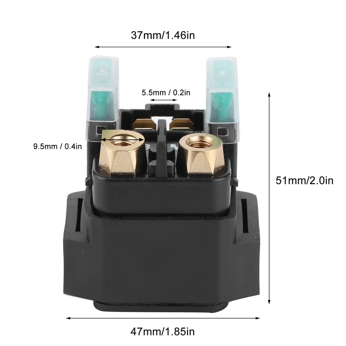12V Starter Solenoid Relay 4YR‑81940‑00‑00 Replacement Fit for YZF YFM Grizzly Kodiak - Automotive LED Light