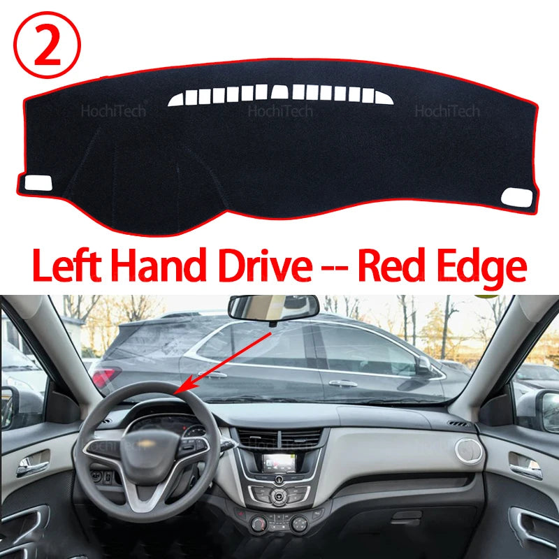 For Chevrolet Sail 2015 2016 2017 2018 2019 Sail 3 High Quality Dashboard Mat Dashmat Cover Pad  - Automotive LED Light