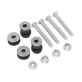 Iron Motorcycle Backrest Screws Kit Practical Sissy Bar Docking Hardware Quick Install for Sport - Automotive LED Light