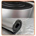 1PC Car Sound Insulation Cotton Engine Hood Heat Insulation Self-Adhesive Pad With Four Specific - Automotive LED Light