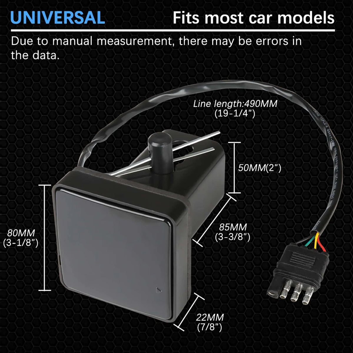 Universal Car Stop Brake Light Warning Running Taillight LED for Trailer Truck Pickup with Hitch - Automotive LED Light