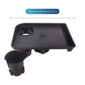 Car Dining Table Car Tray with Double Cup Holder Dining Table Dining Car Tray Portable Adjustabl - Automotive LED Light