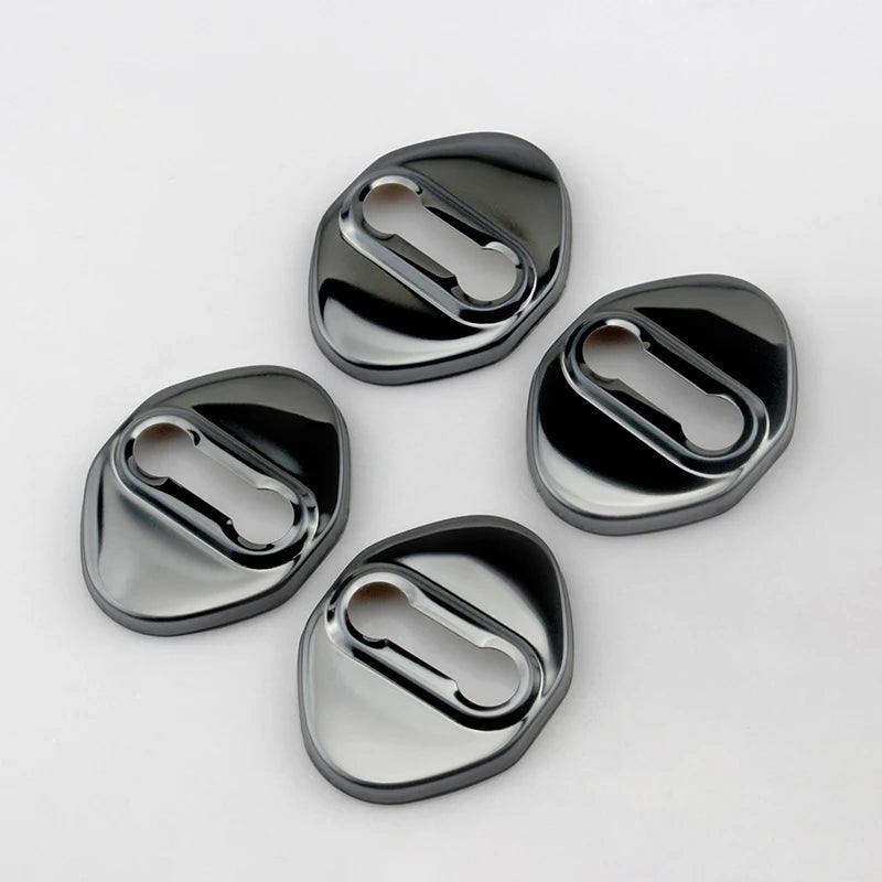 4PCS Car Door Lock Protect Cover Anti Rust For Mazda CX5 CX30 CX50 CX60 BT50 201 for Mazda CX60 BT50 CX30 - Automotive L