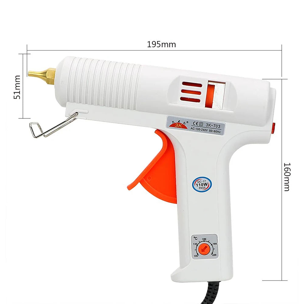 110W 110-240V Hot Melt Glue Gun For Car Dent Puller Heating Up Craft Repair Tools Temperature Ad - Automotive LED Light