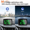 Y03 GPS Head Up Display Car Speedometer Universal GPS For HUD Big Font Digital Speed Gauge KMH M - Automotive LED Light