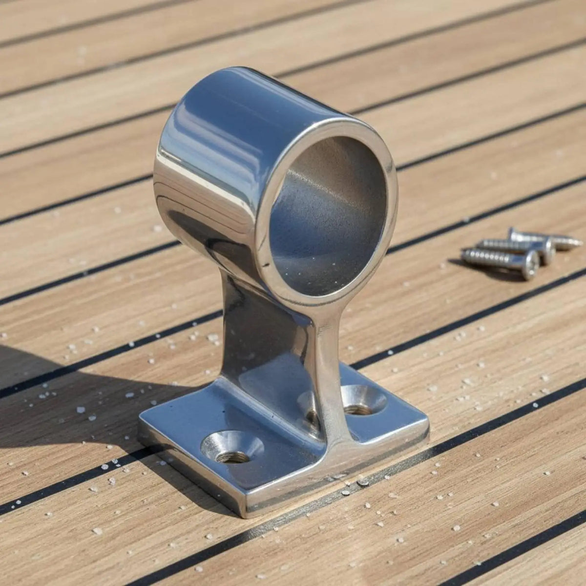 Yacht Railing Center Bracket Boat Hand Rail Center Bracket Mirror Polished Finish Boat Rail Midd - Automotive LED Light