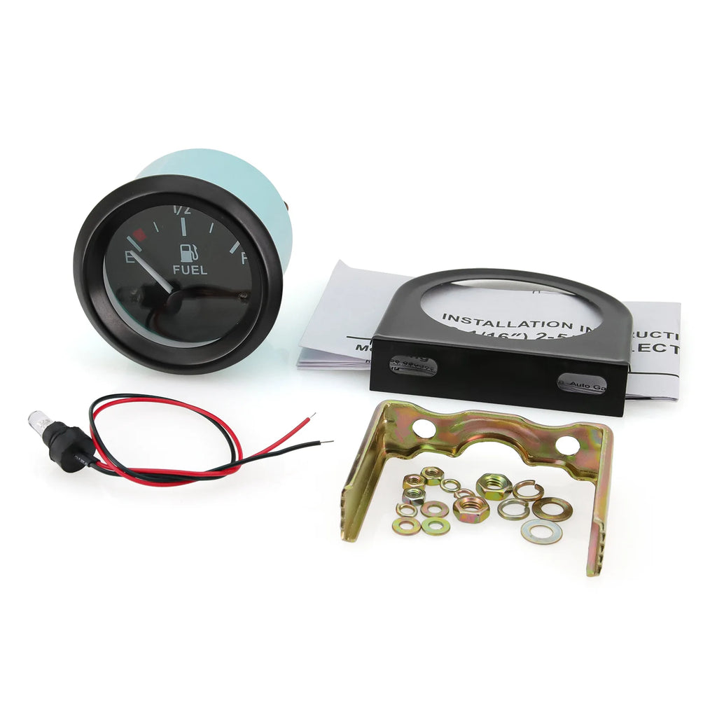 52MM Auto Water Temp Oil Temperature Gauge With Sensor 1/8 NPT Oil Pressure Gauge Sensors 240-33 - Automotive LED Light